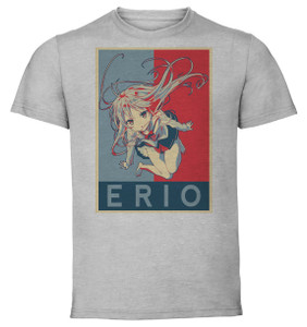 T-Shirt Unisex - Grey - Propaganda - Denpa Onna to Seishun Otoko - Erio Touwa variant T-Shirt Unisex - Grey - Propaganda - Denpa Onna to Seishun Otoko - Erio Touwa variant