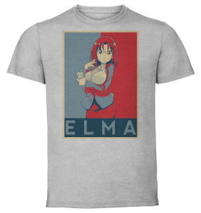 T-Shirt Unisex - Grey - Propaganda - Dragon Maid Elma