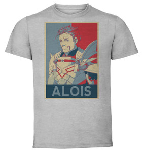 T-Shirt Unisex - Grey - Propaganda - Fire Emblem Three Houses - Alois T-Shirt Unisex - Grey - Propaganda - Fire Emblem Three Houses - Alois