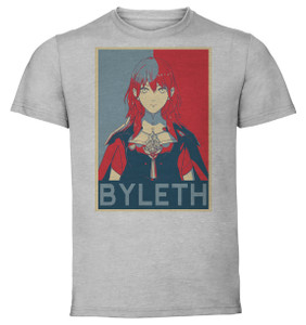 T-Shirt Unisex - Grey - Propaganda - Fire Emblem Three Houses - Byleth Female T-Shirt Unisex - Grey - Propaganda - Fire Emblem Three Houses - Byleth Female