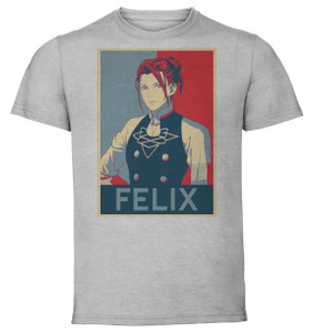 T-Shirt Unisex - Grey - Propaganda - Fire Emblem Three Houses - Felix