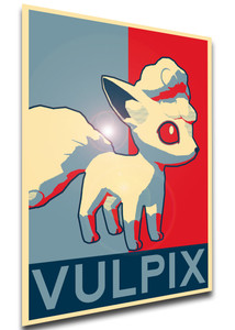 Poster - Propaganda - Pokemon - Alolan Vulpix