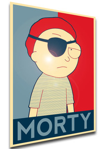 Poster - Propaganda - Rick & Morty - Evil Morty