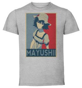 T-Shirt Unisex - Grey - Propaganda - Steins Gate Mayushii