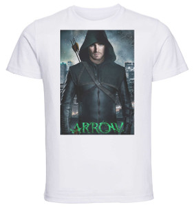 T-Shirt Unisex - White - TV Series - Playbill - Arrow Variant 02