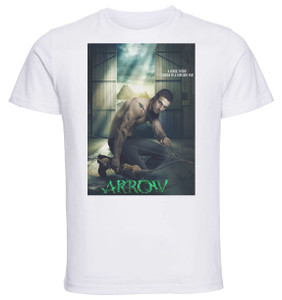 T-Shirt Unisex - White - TV Series - Playbill - Arrow Variant 03
