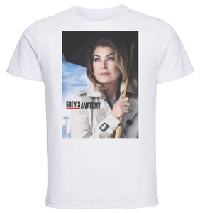 T-Shirt Unisex - White - TV Series - Playbill - Grey's Anatomy Variant 05