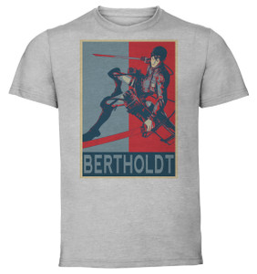 T-Shirt Unisex - Grey - Propaganda - Attack On Titan Bertholdt Hoover