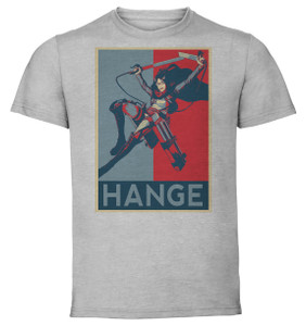T-Shirt Unisex - Grey - Propaganda - Attack On Titan Zoe Hange