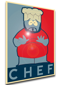 Poster - Propaganda - South Park - Chef