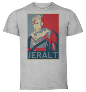 T-Shirt Unisex - Grey - Propaganda - Fire Emblem Three Houses - Jeralt T-Shirt Unisex - Grey - Propaganda - Fire Emblem Three Houses - Jeralt