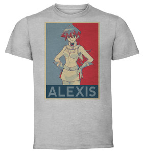 T-Shirt Unisex - Grey - Propaganda - Yu Gi Oh - Alexis Rhodes T-Shirt Unisex - Grey - Propaganda - Yu Gi Oh - Alexis Rhodes