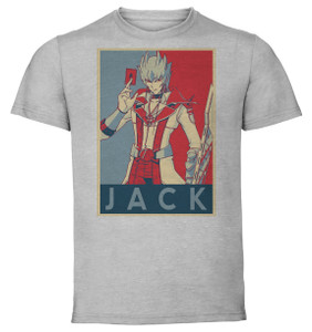T-Shirt Unisex - Grey - Propaganda - Yu Gi Oh - Jack Atlas