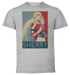 T-Shirt Unisex - Grey - Propaganda - Yu Gi Oh - Sherry Leblanc T-Shirt Unisex - Grey - Propaganda - Yu Gi Oh - Sherry Leblanc