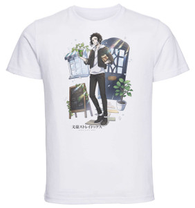 T-Shirt Unisex - White - Anime - Bungo Stray Dogs AKUTAGAWA RYUUNOSUKE Day Off