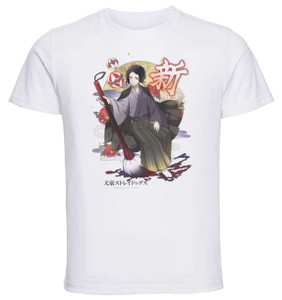 T-Shirt Unisex - White - Anime - Bungo Stray Dogs AKUTAGAWA RYUUNOSUKE Kimono T-Shirt Unisex - White - Anime - Bungo Stray Dogs AKUTAGAWA RYUUNOSUKE Kimono