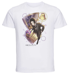 T-Shirt Unisex - White - Anime - Bungo Stray Dogs AKUTAGAWA RYUUNOSUKE Looking Sharp