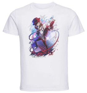 T-Shirt Unisex - White - Anime - Bungo Stray Dogs - CHUYA NAKAHARA Band T-Shirt Unisex - White - Anime - Bungo Stray Dogs - CHUYA NAKAHARA Band