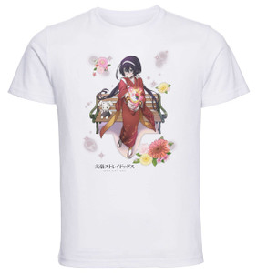 T-Shirt Unisex - White - Anime - Bungo Stray Dogs - IZUMI KYOUKA Date