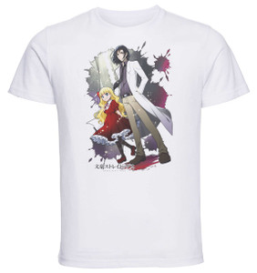 T-Shirt Unisex - White - Anime - Bungo Stray Dogs - MORI OUGAI & ELISE Shady Surgeon T-Shirt Unisex - White - Anime - Bungo Stray Dogs - MORI OUGAI & ELISE Shady Surgeon