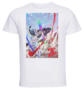 T-Shirt Unisex - White - Anime - Kill la Kill 01 T-Shirt Unisex - White - Anime - Kill la Kill 01