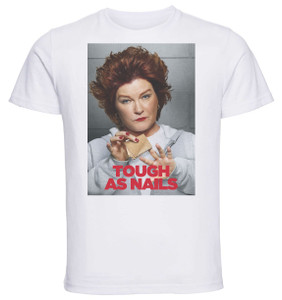 T-Shirt Unisex - White - TV Series - Playbill - Orange is the New Black - Stagione 1 - Galina Red Reznikov T-Shirt Unisex - White - TV Series - Playbill - Orange is the New Black - Stagione 1 - Galina Red Reznikov