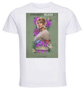 T-Shirt Unisex - White - TV Series - Playbill - Orange is the New Black - Stagione 3 - Burset