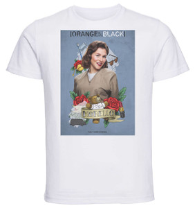 T-Shirt Unisex - White - TV Series - Playbill - Orange is the New Black - Stagione 3 - Morello T-Shirt Unisex - White - TV Series - Playbill - Orange is the New Black - Stagione 3 - Morello