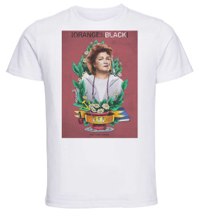 T-Shirt Unisex - White - TV Series - Playbill - Orange is the New Black - Stagione 3 - Red