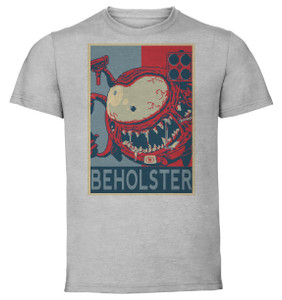 T-Shirt Unisex - Grey - Propaganda - Enter The Gungeon Beholster T-Shirt Unisex - Grey - Propaganda - Enter The Gungeon Beholster