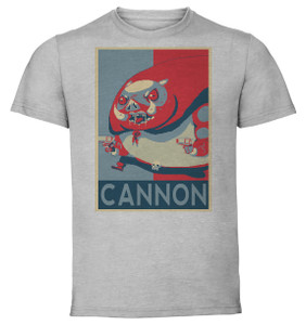 T-Shirt Unisex - Grey - Propaganda - Enter The Gungeon Cannon