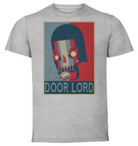 T-Shirt Unisex - Grey - Propaganda - Enter The Gungeon Door Lord