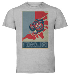T-Shirt Unisex - Grey - Propaganda - Enter The Gungeon Interdimensional Horror T-Shirt Unisex - Grey - Propaganda - Enter The Gungeon Interdimensional Horror
