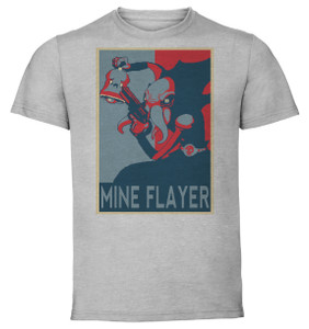 T-Shirt Unisex - Grey - Propaganda - Enter The Gungeon Mine Flayer T-Shirt Unisex - Grey - Propaganda - Enter The Gungeon Mine Flayer