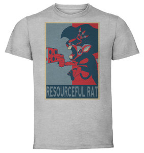 T-Shirt Unisex - Grey - Propaganda - Enter The Gungeon Resourceful Rat T-Shirt Unisex - Grey - Propaganda - Enter The Gungeon Resourceful Rat
