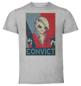 T-Shirt Unisex - Grey - Propaganda - Enter The Gungeon The Convict