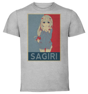 T-Shirt Unisex - Grey - Propaganda - Eromanga Sensei Sagiri Izumi variant 2