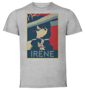 T-Shirt Unisex - Grey - Propaganda - Fairy Tail - Irene Belserion variant 2 T-Shirt Unisex - Grey - Propaganda - Fairy Tail - Irene Belserion variant 2