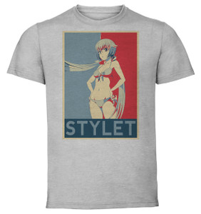 T-Shirt Unisex - Grey - Propaganda - Frame Arms Girl Stylet T-Shirt Unisex - Grey - Propaganda - Frame Arms Girl Stylet