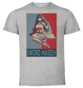 T-Shirt Unisex - Grey - Propaganda - Goblin Slayer Sword Maiden T-Shirt Unisex - Grey - Propaganda - Goblin Slayer Sword Maiden