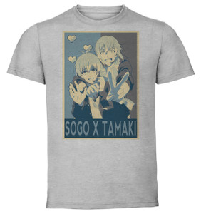 T-Shirt Unisex - Grey - Propaganda - Idolish 7 - Sogo x Tamaki T-Shirt Unisex - Grey - Propaganda - Idolish 7 - Sogo x Tamaki