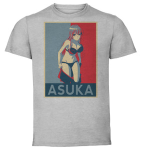 T-Shirt Unisex - Grey - Propaganda - Magical Girl Spec-Ops Asuka - Asuka Otori T-Shirt Unisex - Grey - Propaganda - Magical Girl Spec-Ops Asuka - Asuka Otori