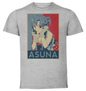 T-Shirt Unisex - Grey - Propaganda - Sword Art Online Asuna variant 3