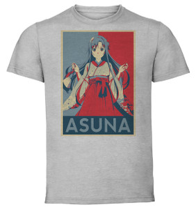 T-Shirt Unisex - Grey - Propaganda - Sword Art Online Asuna variant 5