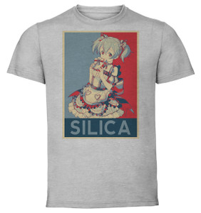 T-Shirt Unisex - Grey - Propaganda - Sword Art Online Silica variant