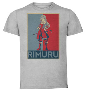 T-Shirt Unisex - Grey - Propaganda - Tensei Shitara That Time I Got Reincarnated as a Slime - Rimuru Tempest T-Shirt Unisex - Grey - Propaganda - Tensei Shitara That Time I Got Reincarnated as a Slime - Rimuru Tempest