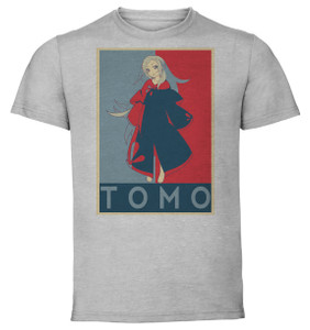 T-Shirt Unisex - Grey - Propaganda - Zaregoto - Tomo Kunagisa T-Shirt Unisex - Grey - Propaganda - Zaregoto - Tomo Kunagisa