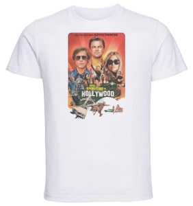 T-Shirt Unisex - White - Film - Quentin Tarantino - Once Upon A Time In Hollywood