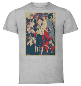 T-Shirt Unisex - Grey - Propaganda Full - Bungo Stray Dogs - Characters
