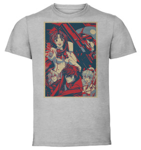 T-Shirt Unisex - Grey - Propaganda Full - Full Metal Panic - Characters